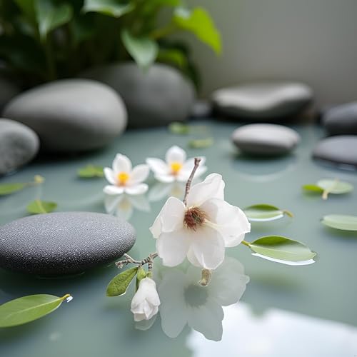 White Artificial Magnolia Fake Silk Flower Single Floral Home Decor Living Room Bedroom Garden Party Wedding Decoration in Pots Vase for Desk Table, Artificial Flowers, Home Décor, Decorations