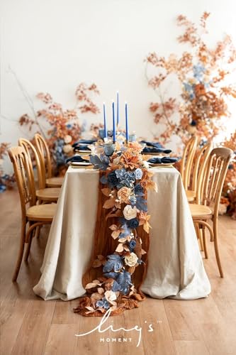 Ling's moment Artificial Roses, Provence, 3 Inch 25 Pcs | Foam Material, With Stems, DIY Floral, Wedding Bouquet/Centerpieces, Party/Room/Garden Decor - color: Blu- Provence, size: 25Pcs