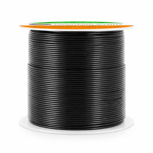 Mandala Crafts 22 Gauge Anodized Aluminum Craft Wire for Jewelry Making - 100 FT Colored Flexible Black Wire - Bendable for Bonsai Armature Crafting Sculpting - color: Black, size: 22 Gauge