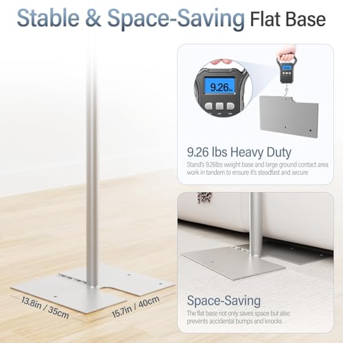 EMART Heavy Duty Backdrop Stand for Parties, 8.5x10 ft Pipe and Drape Adjustable Back Drop Stand Kit with Flat Base, Sturdy Photo Background Frame DIY Pole for Flower Wall Wedding Curtain - color: Sliver, size: 10X8.5ft