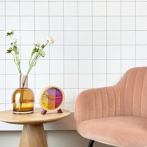 Cloudnola Large Reversible Glass Flower Vase and Bud Vase, Yellow and Pink, 9.5" Height x 5.6" Dia, Home, Wedding, and Event Decor