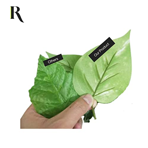 Retrograde 32" Realistic Fake Pothos Ivy Plant for Home Decor Indoor Silk Artificial Plant Large (Light Green) - color: Light Green
