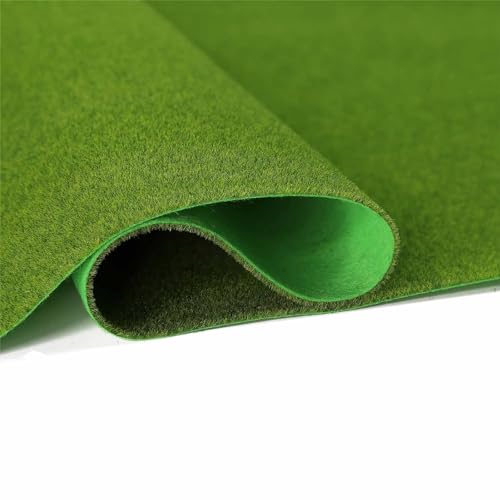 CP413GY Artificial Model Grass Mat Trains Grass Green 40 x 99cm or 16"x 38"for Decoration Craft Scenery Model DIY (3mm(0.11inch)) - size: 3mm