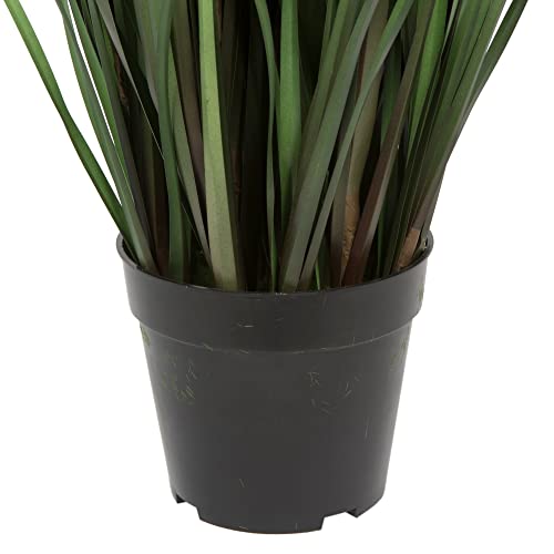 Vickerman Everyday 48" Artificial Potted Green Grass and Eucalyptus - Lifelike Home Or Office Decor - Premium Indoor Faux Potted - Maintenance Free - size: 48"