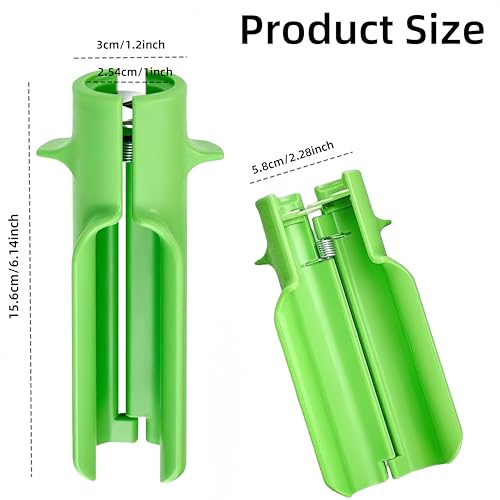 Green Plastic Rose Stripper Tool, Rose Thorn Stripper Tool, Flower Stem Stripper & Stem Cutter, Lightweight Durable Florist Tools for DIY Gardening Enthusiasts