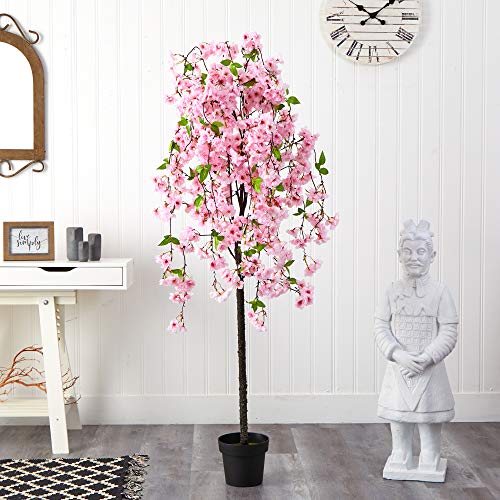 Nearly Natural 5ft. Cherry Blossom Artificial Tree