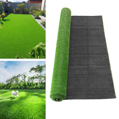 LVBAO Artificial Grass Turf Lawn Pet Rug Carpet 4FT X 7FT Self-draining Astro Turf for Indoor Outdoor Fake Faux Grass Rug Garden Patio Balcony Landscape Replacement Patch Door Mat - size: 4FTX7FT