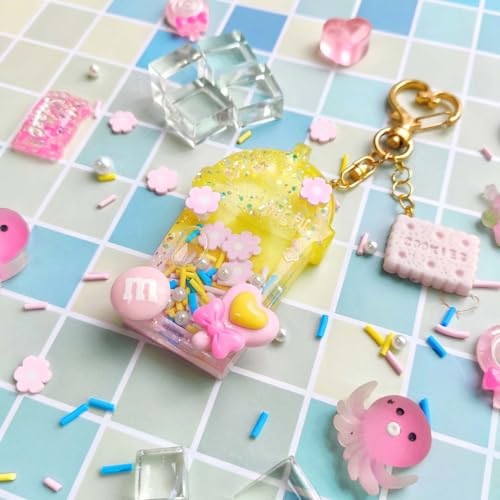 Polymer Clay Flower Slice Sprinkles for Fake Dessert Cake Decor, Decoden Phone Case, Slime Projects DIY, Scrapbooking, Resin Jewelry Making Pack of 30g - color: Flower Slices 30g
