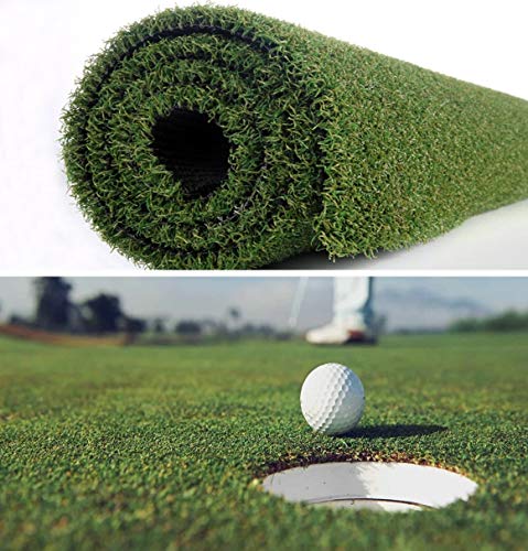 Pro Putting Green Golf Artificial Grass Turf - Indoor Outdoor Golf Training Mat, Synthetic Fake Grass for Baseball Football Gym Sports - size: 10FTX38FT