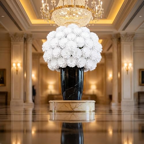 Larksilk 500 Pack Artificial Carnations - Bulk Silk Flowers for Weddings, Mother's Day, Graduations, Easter & Memorial Day - 3.5" Heads, 5" Stems, Real Touch Petals, 18 Colors Available - White - color: White, size: 500