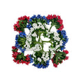 144pcs Artificial Mini Flower Stamen Pistil and Soft Stem,20mm Tiny Berry | Red White Blue mini flower stamens,pistils,Tiny Berry for DIY Make Hair Clips,Cake Top,Candle Rings Wreath Bracelet Flower - color: Red White and Blue