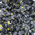 20 Pcs Artificial Lily Flower Head, Black | Fake Flowers Heads, Simulation Small Lily, DIY Handmade, Wedding Photography Party Home Decoration - color: Black