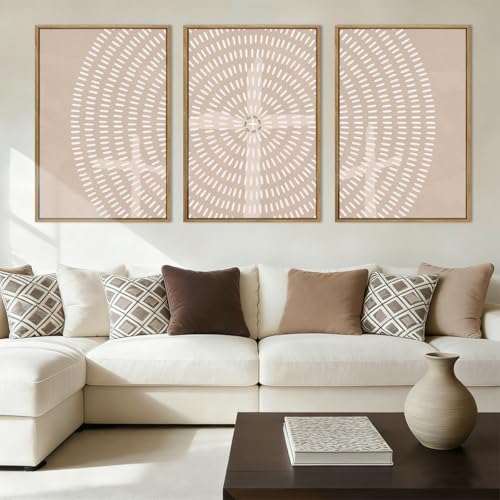 Framed Jesus Wall Art Jesus Feeds The 5000 Canvas Wall Art Christian Paintings Neutral Painting Christian Jesus Artwork Modern Religious Pictures for Living Room Bedroom Office Farmhouse 16x24 Inch Set of 3 - color: Jesus Feeds The 5000, size: 24"L x 16"W