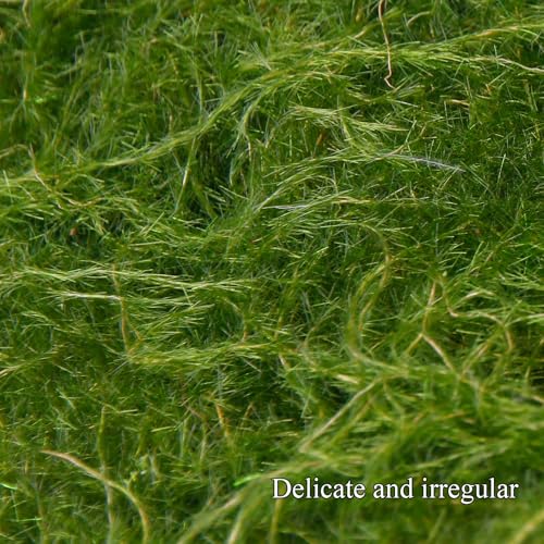 ACRYCS Fake Green Moss Roll Table Runner 39" x 39" Faux Moss for Decorating Artificial Moss for Indoor Plants Grass Wall Crafts DIY Table Centerpieces Fairy Woodland Garden Floral Wedding 100x100cm