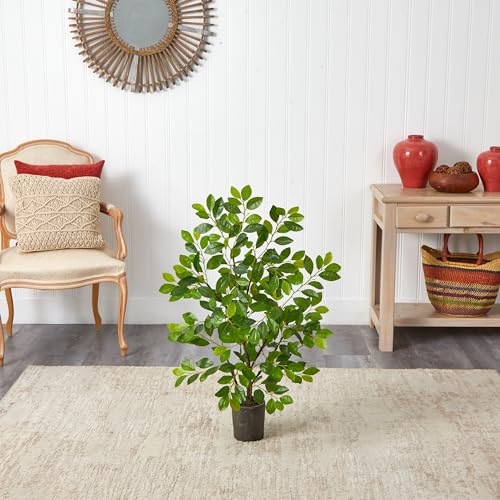 Nearly Natural 3ft. Ficus Artificial Tree in Planter