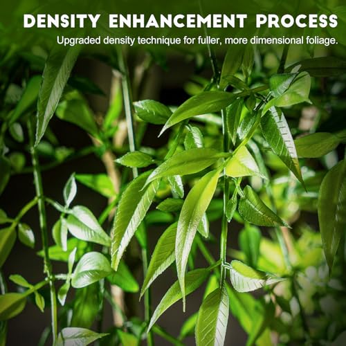 Faux Bamboo Plant Artificial Nandina Tree 7.2FT Artificial Plants Realistic 90% Better Coverage Faux Plant Bamboo Plants Faux Floor Plant in Pot for Home & Office Decor (Green, 7.2ft) - color: Green, size: 7ft 2in