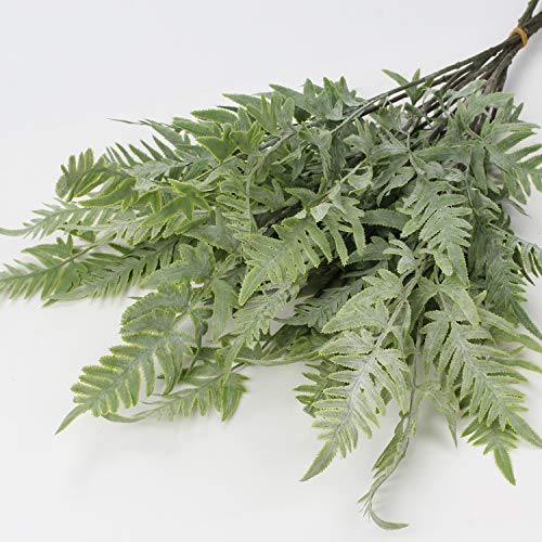 Briful 30" Artificial Boston Fern Plants Bushes Fake Shrubs Bush Greenery Plants Faux Fern Plant Large for Outdoors UV Resistant Garden Plants or Home Office Desk Indoor Decor 3pcs - color: Style #6