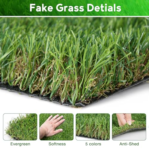 XLX TURF Large Artificial Grass Pad for Dogs Potty, Extra Soft Thick Turf for Indoor Outdoor Patio Balcony, 4 FT X 6 FT - size: 4FTX6FT