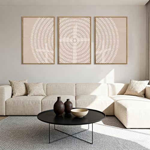 Framed Jesus Wall Art Jesus Feeds The 5000 Canvas Wall Art Christian Paintings Neutral Painting Christian Jesus Artwork Modern Religious Pictures for Living Room Bedroom Office Farmhouse 16x24 Inch Set of 3 - color: Jesus Feeds The 5000, size: 24"L x 16"W