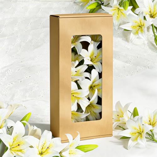 18 Artificial Lily Flowers with 12 Heads Fully Bloomed Lilies and 6 Buds, Short Stem Tiger Lily Artificial Flowers for Home Hotel Flower Arrangement Party Decor (White) - color: White