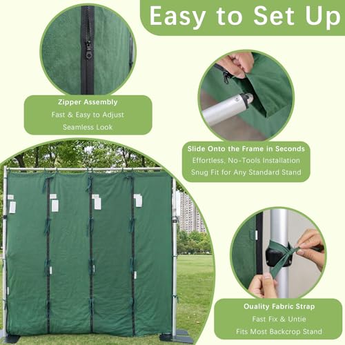 rosemorning 8x8FT Green Artificial Flower Wall Backdrop,5D Silk Flower Wall Panel for Wedding Party Birthday Baby Shower Photo Booth Decor Easy to Install Reusable - color: Sandelwood-Green, size: 8Ft*8Ft