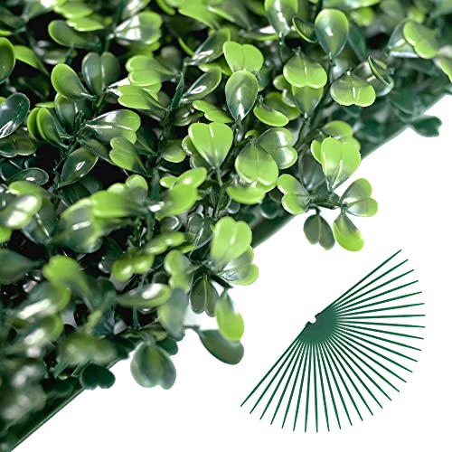 Grass Wall Decor,Paistao Privacy Fence Screen,Greenery Backdrop Panels,10"x 10"16Pcs Artificial Boxwood Fake Grass Wall for Indoor,Outdoor,Patio,Garden,Backyard - size: 2 Boxwood-10"x 10" (16 Pcs)