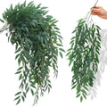 Giegxin 5 Pcs Artificial Greenery Stems, 42.52 Inch Fake Plants Branches Faux Greenery Real to Touch Stems for Home Bathroom Office Farmhouse Wedding Centerpiece Decor(Willow Vines)