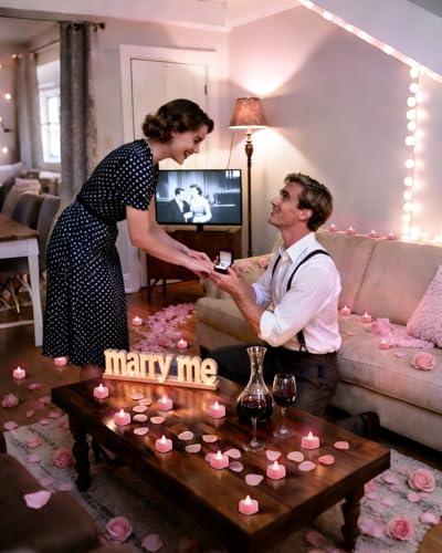 Amagic 1000 Pieces Pink Artificial Rose Petals with 12 Pink Heart LED Tea Lights, Rose Petals and Candles Set for Proposal, Anniversary, Romantic Night, Wedding Decor - color: 12 Pcs Pink Candles + 1000 Pcs Pink Petals