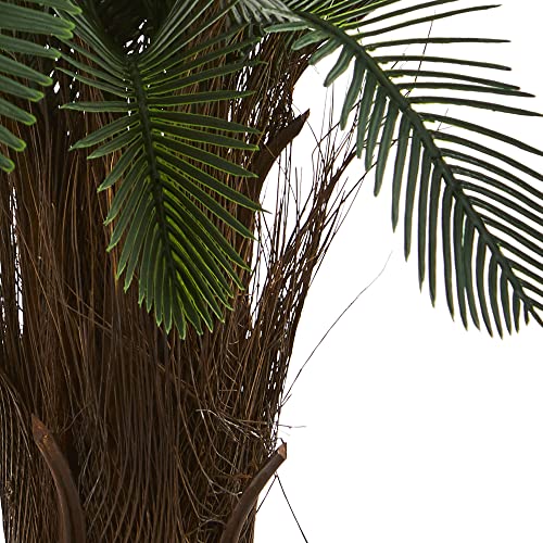Nearly Natural Artificial, UV Resistant 2’ Cycas Tree (Indoor/Outdoor), Green 28" Dx28 Wx2'H