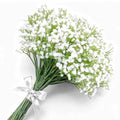 36 Pcs Babys Breath Artificial Flowers, White Artificial Flowers Bouquet, Faux Flower, Fake Gypsophila Bulk in Vase Floral Decor for Centerpieces Wedding Brides