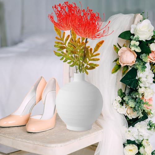 10 Pcs Artificial Lily Flower Stems 13.38 Inch Fake Flowers for Wedding Decoration Home and Photography Props