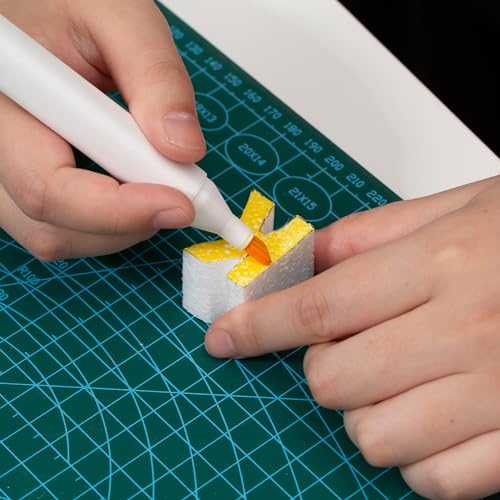 Crafare 3x3x3 Inch 24Pack Craft Foam Square Polystyrene Square Cubes for Arts Projects Sculptures Floral Arrangements Modeling and Centerpieces - size: 3x3x3inch 24pcs