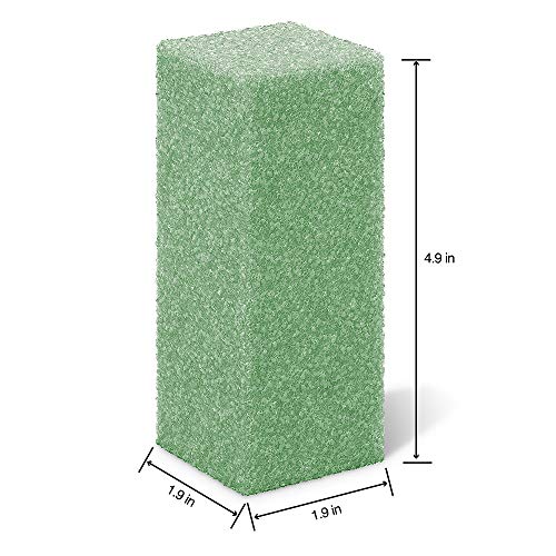 FloraCraft FloraFōM Block 1.9 Inch x 1.9 Inch x 4.9 Inch Green - size: 1.9" x 1.9" x 4.9"