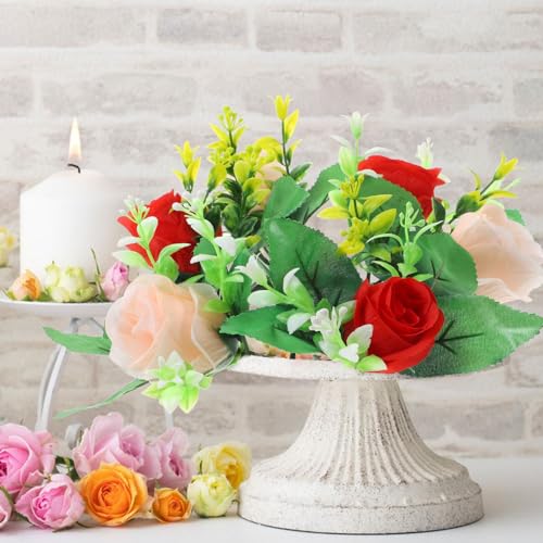 Kichvoe Simulated Flower Centerpiece for Weddings and Events Realistic Floral Arrangement for Indoor Decor and Tabletop Display