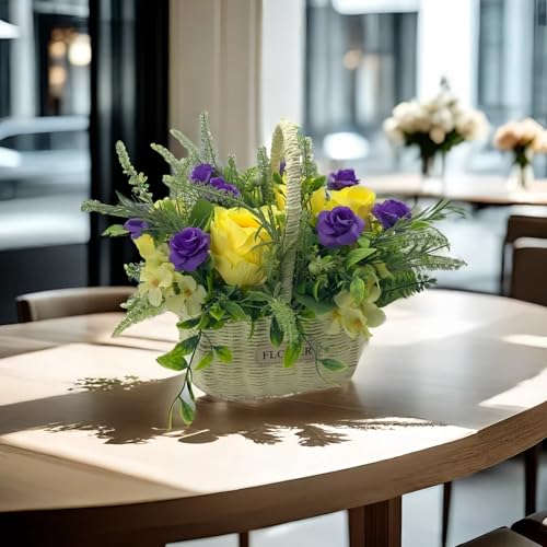 100 Pcs Mini Purple Roses Artificial Flowers Bulk, 1.9" Small Silk Fake Roses Flower Heads for Decoration, Wedding Centerpieces Bridal Shower Party Home Decor,DIY Crafts (Purple) - color: Purple