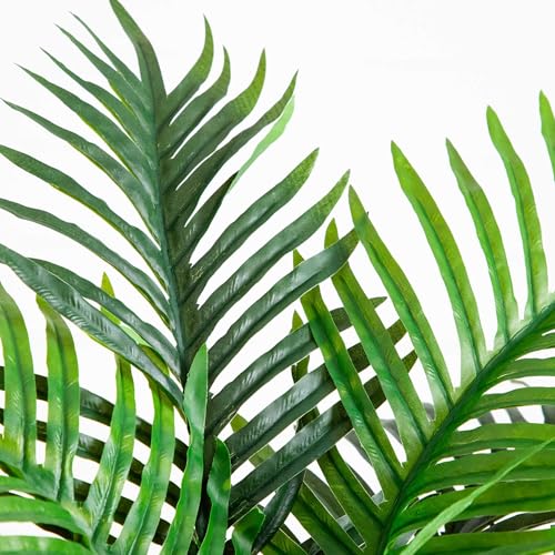 Nearly Natural 4ft UV Resistant Artificial Double Robellini Palm Tree - Indoor/Outdoor