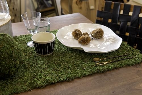 SuperMoss (22395) Instant Green Moss Mat - Preserved Moss Sheet for Table Runners Crafts Garden Decor and Green Wall Displays, 3ft x 24ft - color: Fresh Green, size: 3ft x 25ft