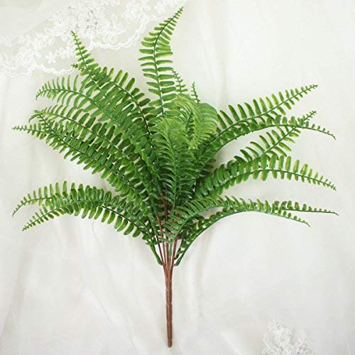 18" Artificial Soft Plastic Boston Fern - Package of 3 - color: Boston