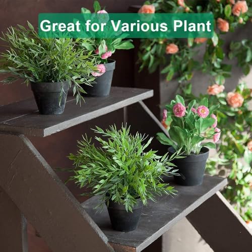 vensovo 3 inch Black Terracotta Clay Pots for Plants with Saucer - 12 Pack Small Terra Cotta Planter Great for Garden Windowsill Indoor & Outdoor Wedding Favors Gifts - color: Black