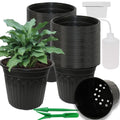 50-Pack 2.5 Gallon Flexible Plastic Plant Pots,Thickened Soft Seed Starting Container for Indoor Outdoor Plants, Seedlings, Vegetables, Succulents and Cuttings - size: 2.5 Gallon
