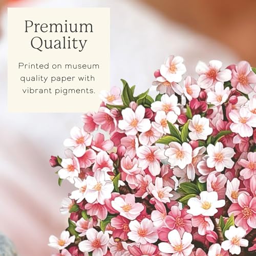 Freshcut Paper Mini Japanese Cherry Blossoms 6 Inch Life-Sized 3D Pop Up Card – Greeting Card, Birthday, Mothers Day, Thank You, Gifts for Mom and Her – Includes Notecard and Envelope - color: Japanese Cherry Blossoms, size: Mini