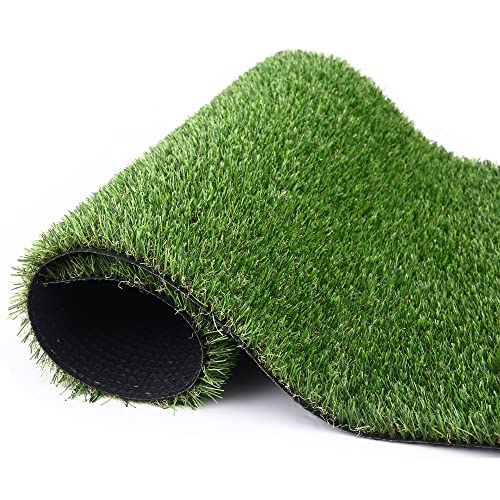 Artificial Grass Turf, 1ft x 16ft (16 ft²) 20mm Pile Height Indoor Outdoor Synthetic Realistic Faux Fake Astroturf Rug Carpet Mat for Balcony Decor Playground Patio Dogs - size: 1ft x 16ft (16 ft²)