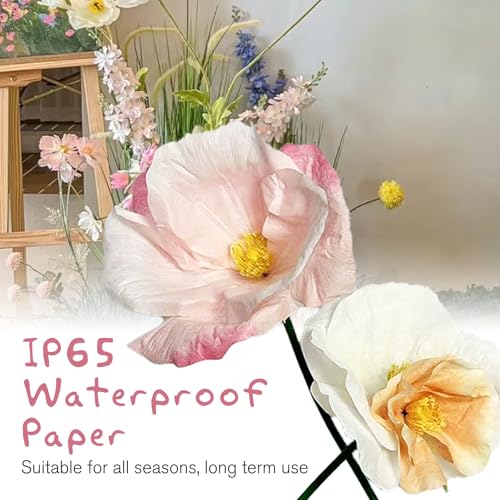Pink White Champagne Gold Flowers Decoration for Party - color: L-mixed Color-d