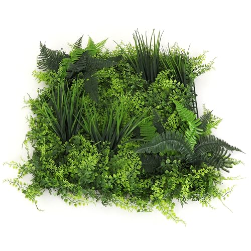 3rd Street Inn Artificial Greenery Wall Panels for Privacy - 12-Pack - color: Fern