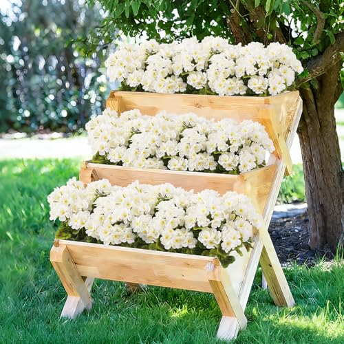BonBloom's 6 Bundles Artificial Geranium Fake Flowers for Outdoors Decoration,UV Resistant Silk White Flower,Fake Plants for Front Door Porch Garden, Balcony Window Box Indoor Home Spring Decor - color: White, size: 6 pack