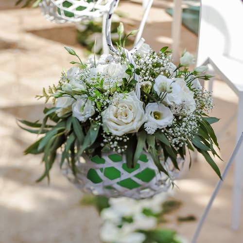 Max Shape 6Pcs Floral Foam Round Blocks, Large Wet and Dry Green Foam for Artificial and Fresh Flower Arrangement,Flower Foam Blocks for Wedding Party Decorations (3.15 Inch) - size: 3.15 Inch
