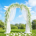 RAINFLOW 5.9Ft Babys Breath Artificial Flowers Garland - 1PCS Lush Baby Breath Flowers Artificial Bulk Vines, White Flower Garlands for Wedding Arch Party Fireplace Backdrop Indoor Outdoor Decor