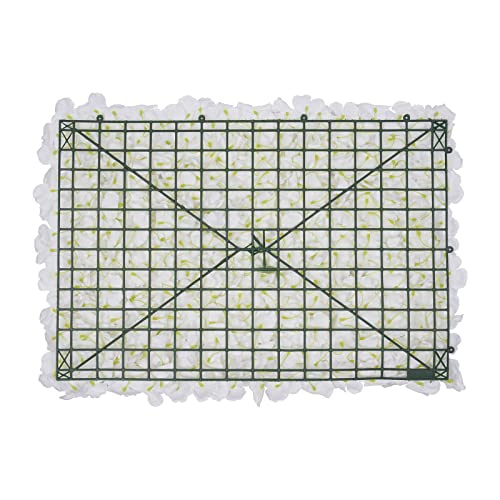 16"x 24" Artificial Flower Wall Panels,Flower Wall Mat Silk Flower Panels for Outdoor Garden Backyard Fence Fence Privacy Screen and Indoor Wall Decor(10Pcs White,Style 3) - color: 10Pcs White,Style 3