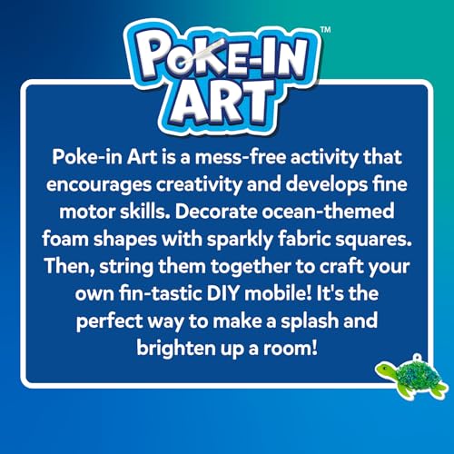 Skillmatics Poke-in Art - Underwater Animals, Mess-Free Arts & DIY Wood Crafts for Kids, Creative Kit, Gifts for Girls & Boys Ages 4, 5, 6, 7, 8, 9 - style: 7. Underwater Animals