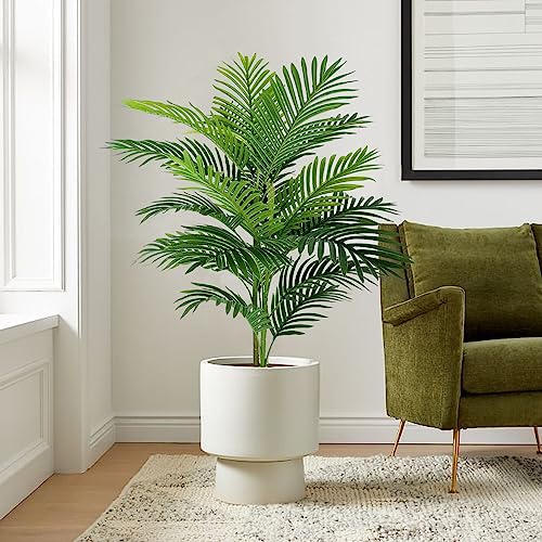 Artificial Palm Plant Tree, Potted Artificial Plant for Home Office Decoration, 38" Tall - size: 3ft 2in